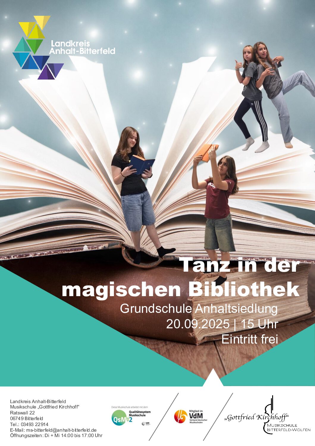 Tanz in der magi­schen Biblio­thek