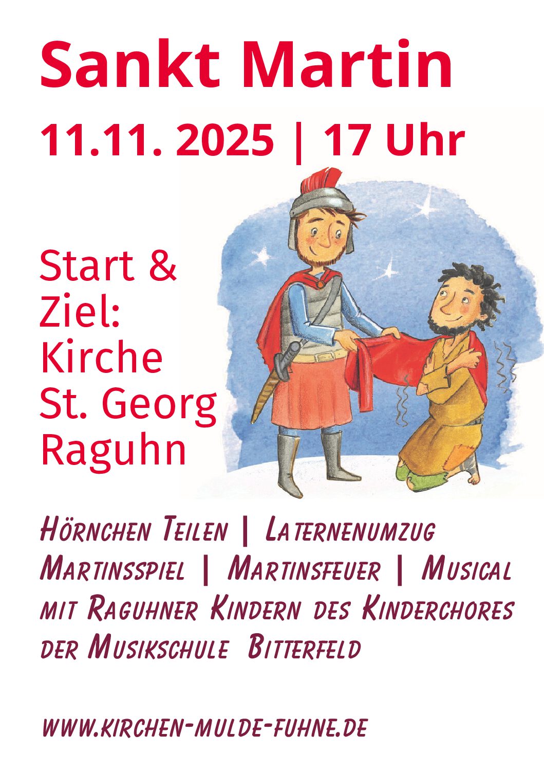 St. Mar­tin – Musi­cal mit dem Kin­der­chor der Musik­schu­le am Stand­ort Rag­uhn